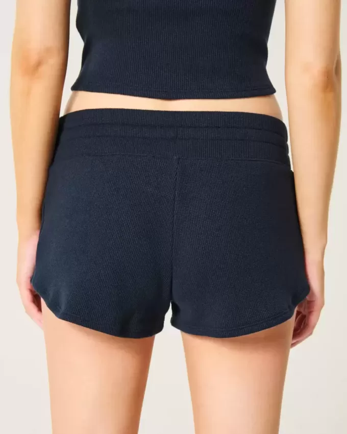 Gilly Hicks Cozy Waffle Mini Shorts