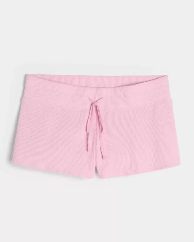 Gilly Hicks Cozy Waffle Mini Shorts