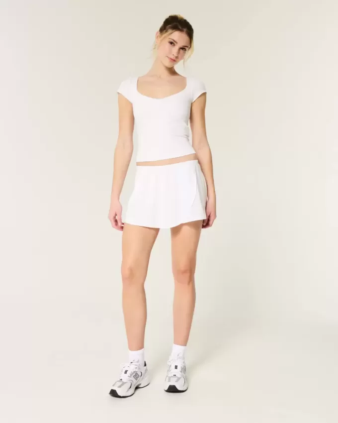 Gilly Hicks Mid-Rise Ballet Wrap Skortie