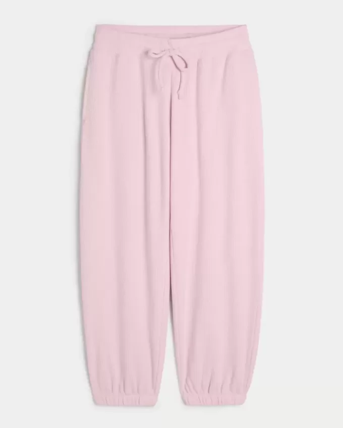 Gilly Hicks Relaxed Waffle Joggers