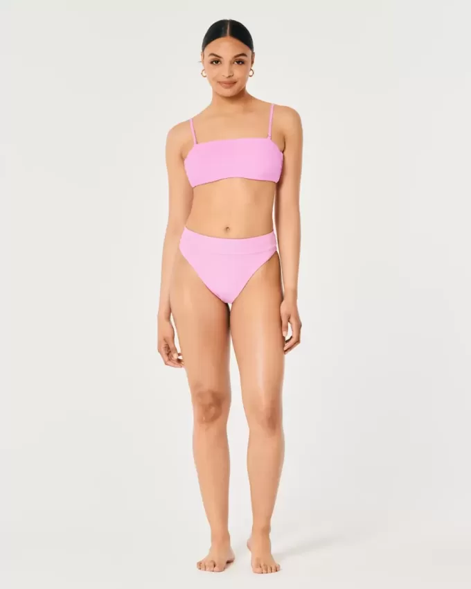 Gilly Hicks Reversible High Leg High Waist Bikini Bottom Gilly Hicks Reversible High Leg High Waist Bikini Bottom