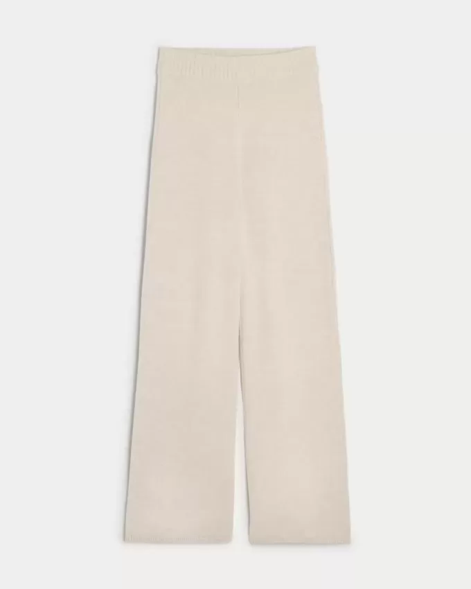 Gilly Hicks Sweater-Knit Straight Pants