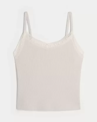 Gilly Hicks Waffle Lace Cami