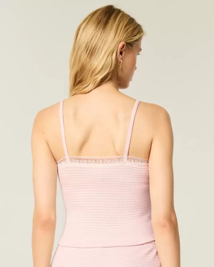 Gilly Hicks Waffle Lace Cami