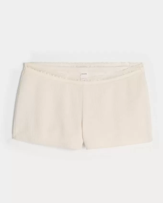 Gilly Hicks Waffle Lace Shortie Shorts Gilly Hicks Waffle Lace Shortie Shorts