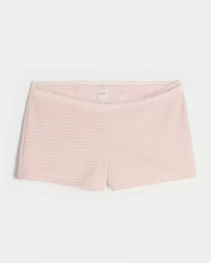 Gilly Hicks Waffle Lace Shortie Shorts