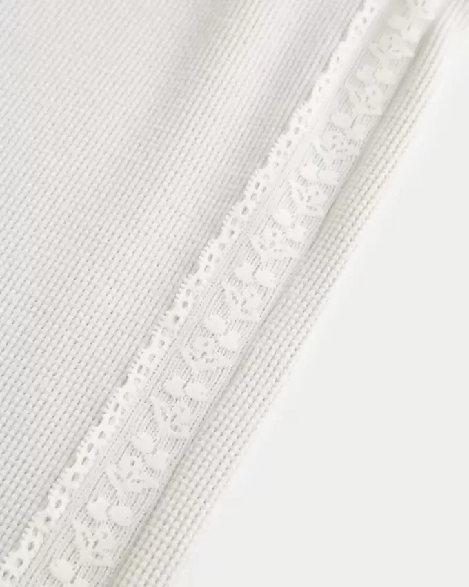 Gilly Hicks Waffle Lace Straight Pants