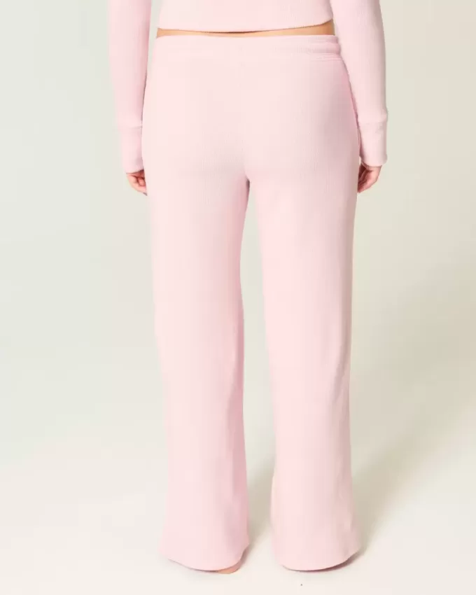 Gilly Hicks Waffle Lace Straight Pants