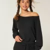 Gilly Hicks Waffle Off-the-Shoulder Top Gilly Hicks Waffle Off-the-Shoulder Top