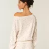Gilly Hicks Waffle Off-the-Shoulder Top
