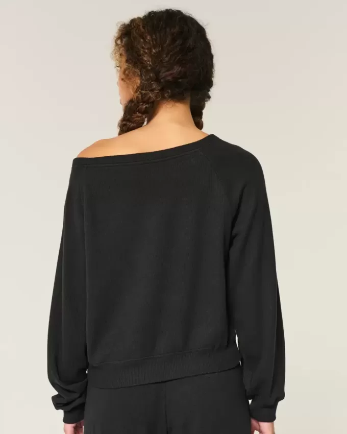 Gilly Hicks Waffle Off-the-Shoulder Top Gilly Hicks Waffle Off-the-Shoulder Top