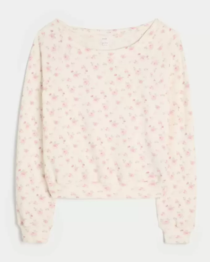 Gilly Hicks Waffle Off-the-Shoulder Top