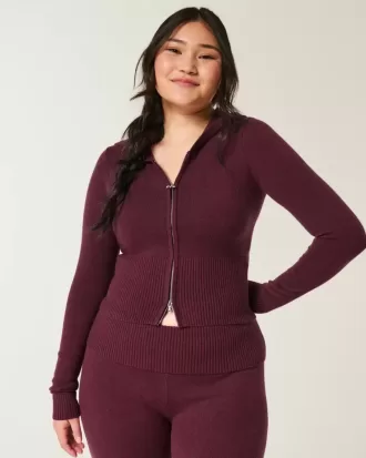 Gilly Hicks Zip-Up Sweater Hoodie