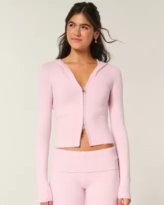 Gilly Hicks Zip-Up Sweater Hoodie