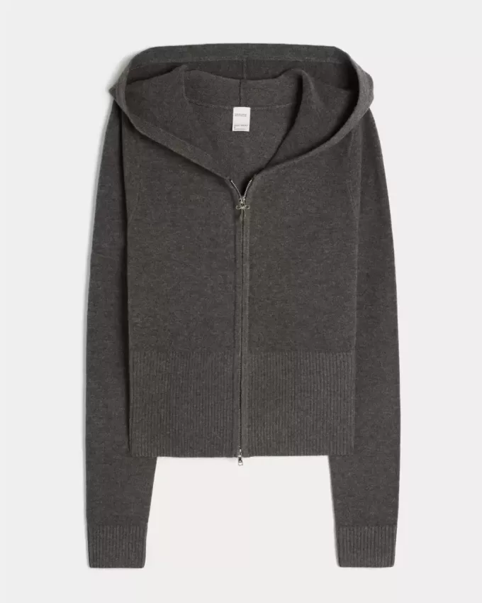 Gilly Hicks Zip-Up Sweater Hoodie
