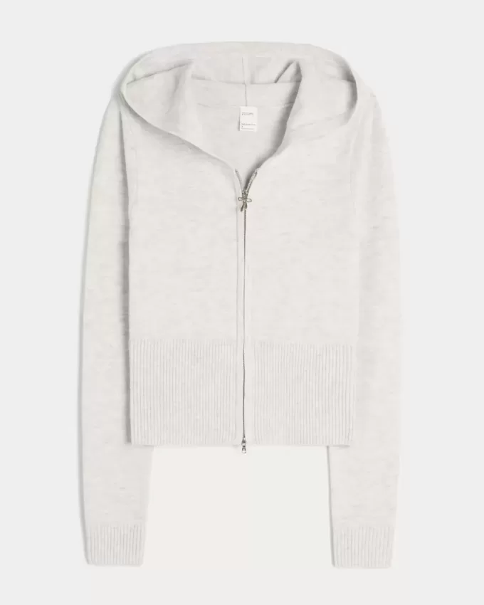 Gilly Hicks Zip-Up Sweater Hoodie