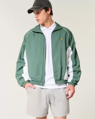 Golf Graphic Windbreaker Jacket