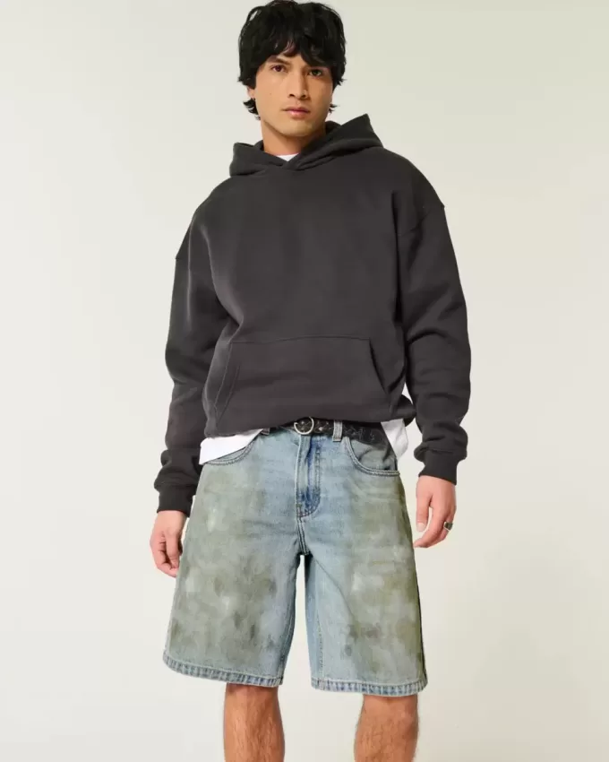 Greased Baggy Jean Shorts Greased Baggy Jean Shorts