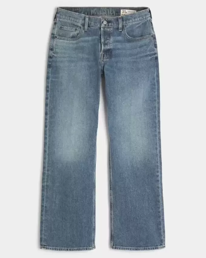 Hermosa Medium Wash Relaxed Bootcut Jeans