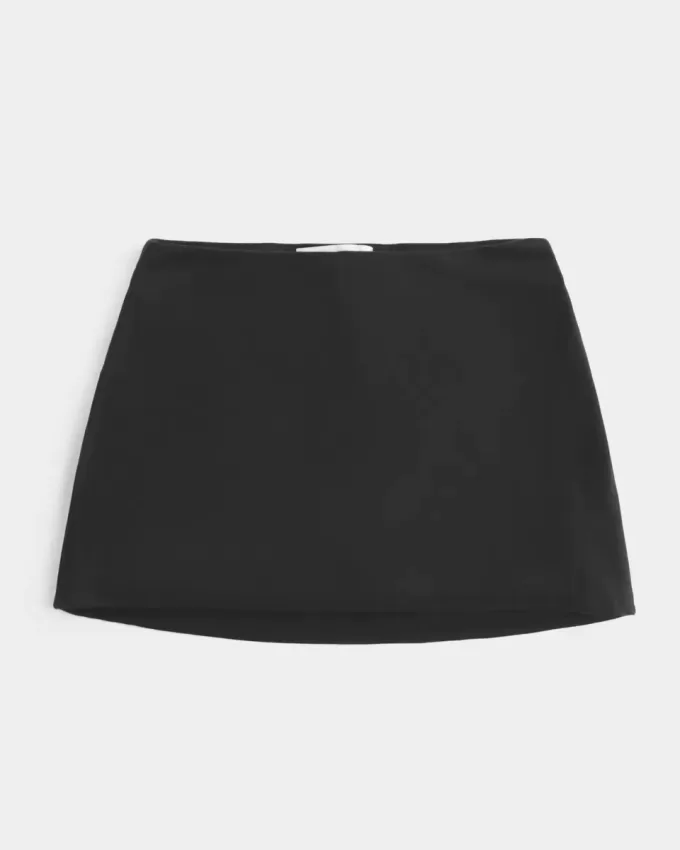 High-Rise A-Line Mini Skort