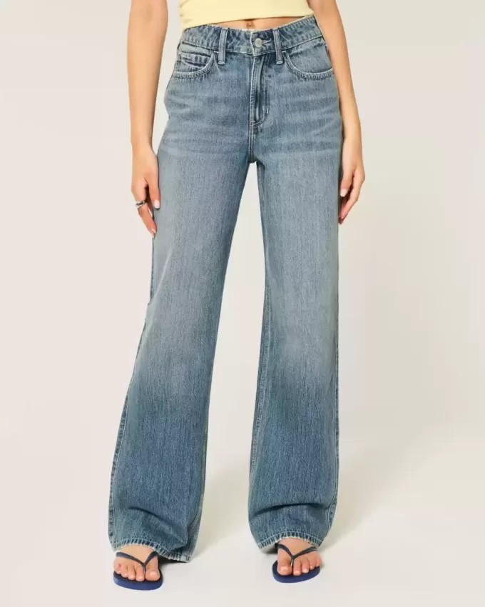 High-Rise Baggy Jeans
