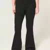 High-Rise Black Flare Jeans