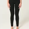 High-Rise Black Jean Leggings