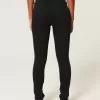 High-Rise Black Jean Leggings