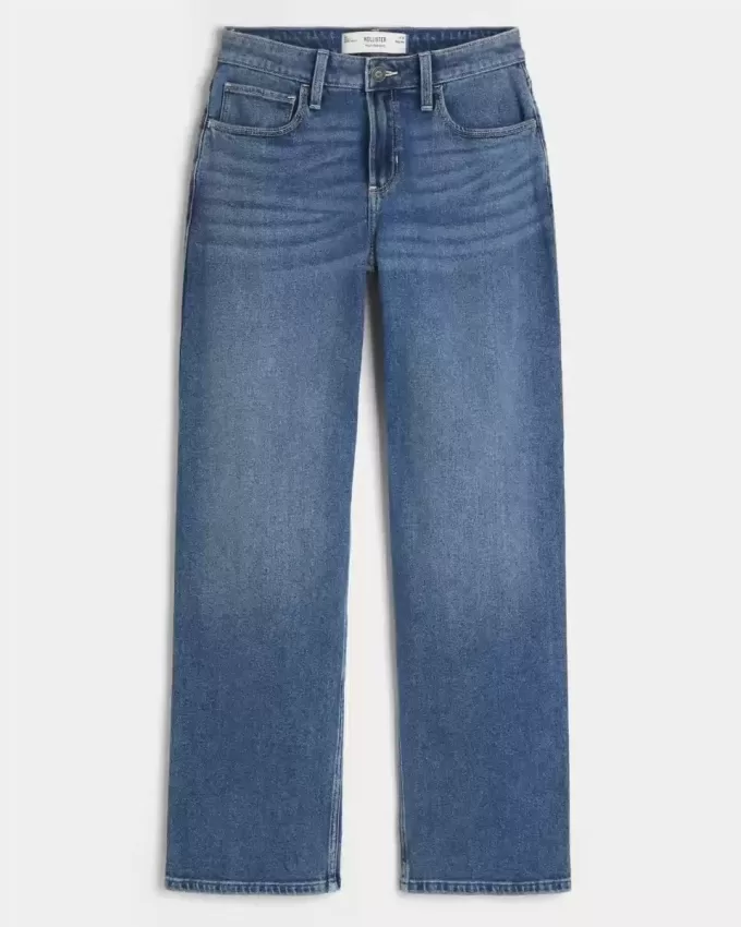 High-Rise Dark Wash Dad Jeans High-Rise Dark Wash Dad Jeans
