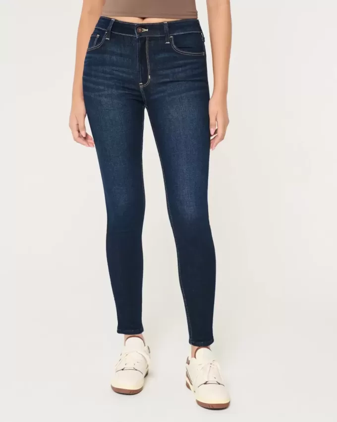 High-Rise Dark Wash Super Skinny Jeans High-Rise Dark Wash Super Skinny Jeans