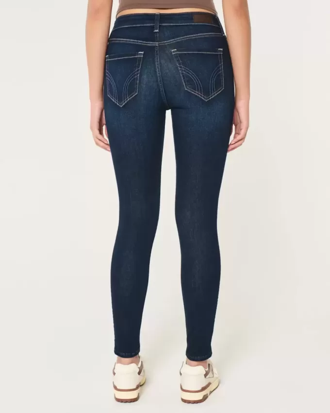 High-Rise Dark Wash Super Skinny Jeans High-Rise Dark Wash Super Skinny Jeans