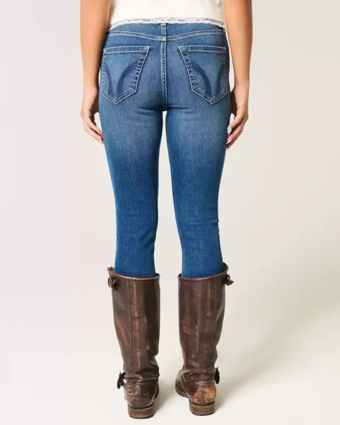 High-Rise Dark Wash Super Skinny Jeans