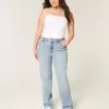 High-Rise Light Wash Straight Jeans High-Rise Light Wash Straight Jeans