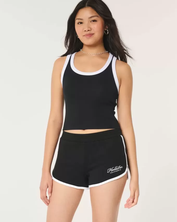 High-Rise Logo Shorts High-Rise Logo Shorts