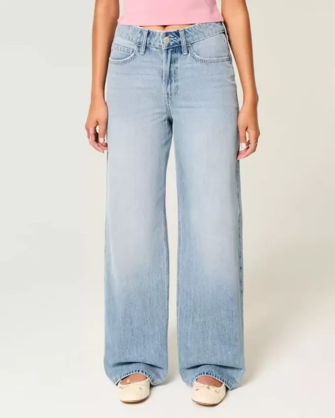 High-Rise Medium Wash Baggy Jeans High-Rise Medium Wash Baggy Jeans