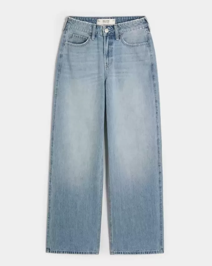 High-Rise Medium Wash Baggy Jeans High-Rise Medium Wash Baggy Jeans