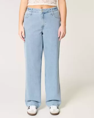 High-Rise Medium Wash Dad Jeans