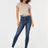 High-Rise Medium Wash Jean Leggings