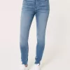 High-Rise Medium Wash Super Skinny Jeans