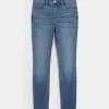 High-Rise Medium Wash Super Skinny Jeans
