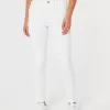 High-Rise White Super Skinny Jeans