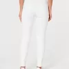 High-Rise White Super Skinny Jeans