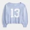 Hollister Comfy Cloud Easy Off-the-Shoulder Number Graphic Sweater Hollister Comfy Cloud Easy Off-the-Shoulder Number Graphic Sweater