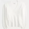 Hollister Comfy Cloud Oversized V-Neck Sweater