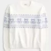 Hollister Comfy Cloud Teddy Bear Graphic Crew Sweater Hollister Comfy Cloud Teddy Bear Graphic Crew Sweater