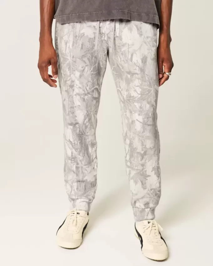 Hollister Feel Good Camo Fleece Joggers Hollister Feel Good Camo Fleece Joggers