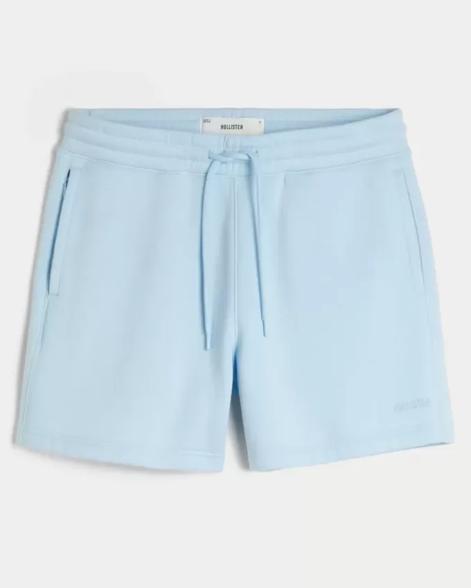 Hollister Feel Good Fleece Mid-Thigh Loose Shorts