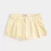 Hollister Livvy Low-Rise Linen-Blend Shorts