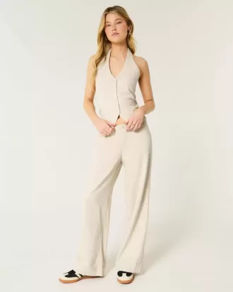 Hollister Livvy Low-Rise Wide-Leg Pants