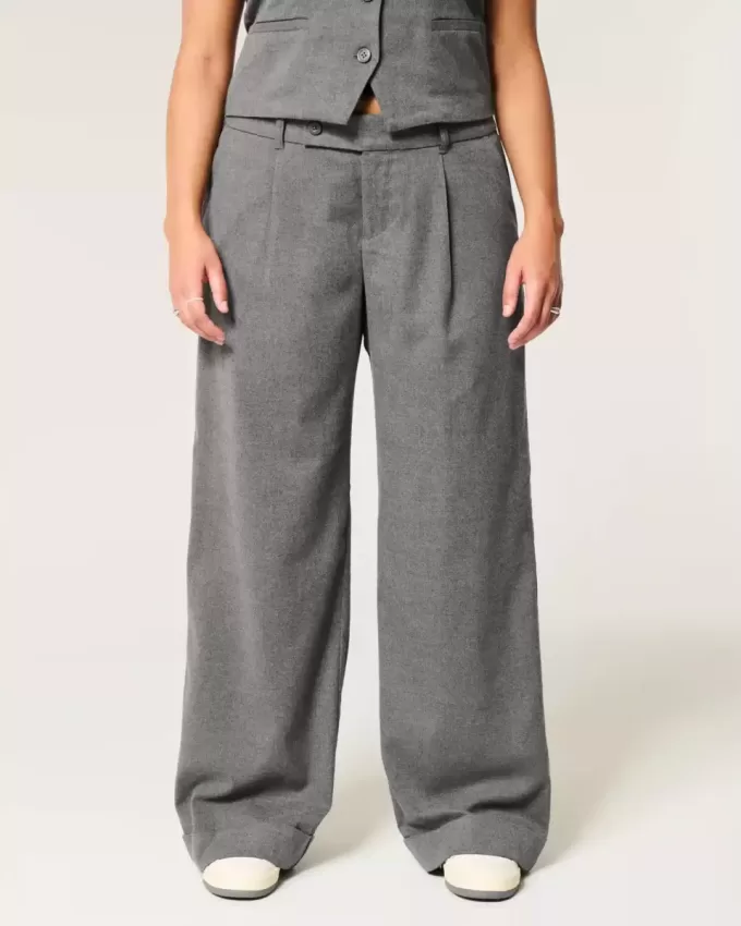 Hollister Livvy Low-Rise Wide-Leg Pants